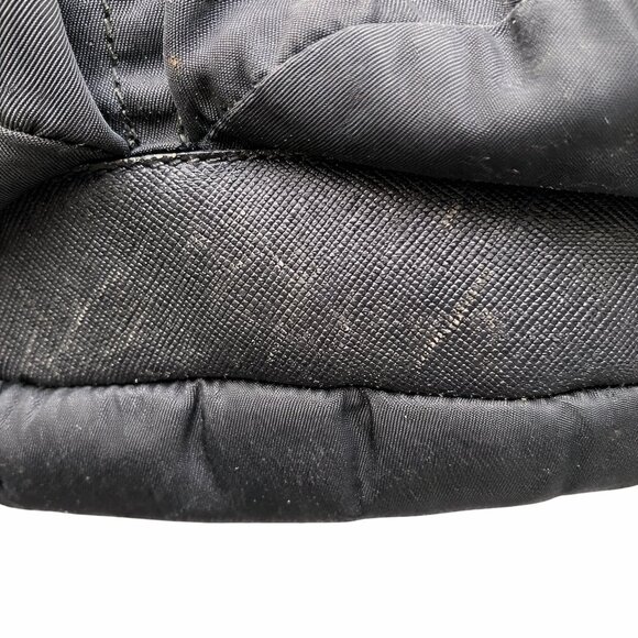 Vintage Prada Tessuto Nylon Vela Backpack Black Double Pocket Logo Plaque main image 4